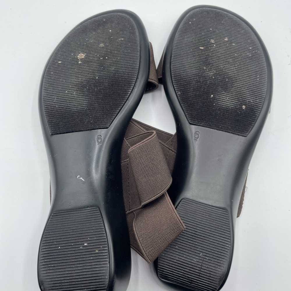 Pesaro Brown elastic strap Sandals, size 6 - Picture 6 of 7